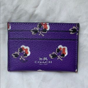 Coach card holder